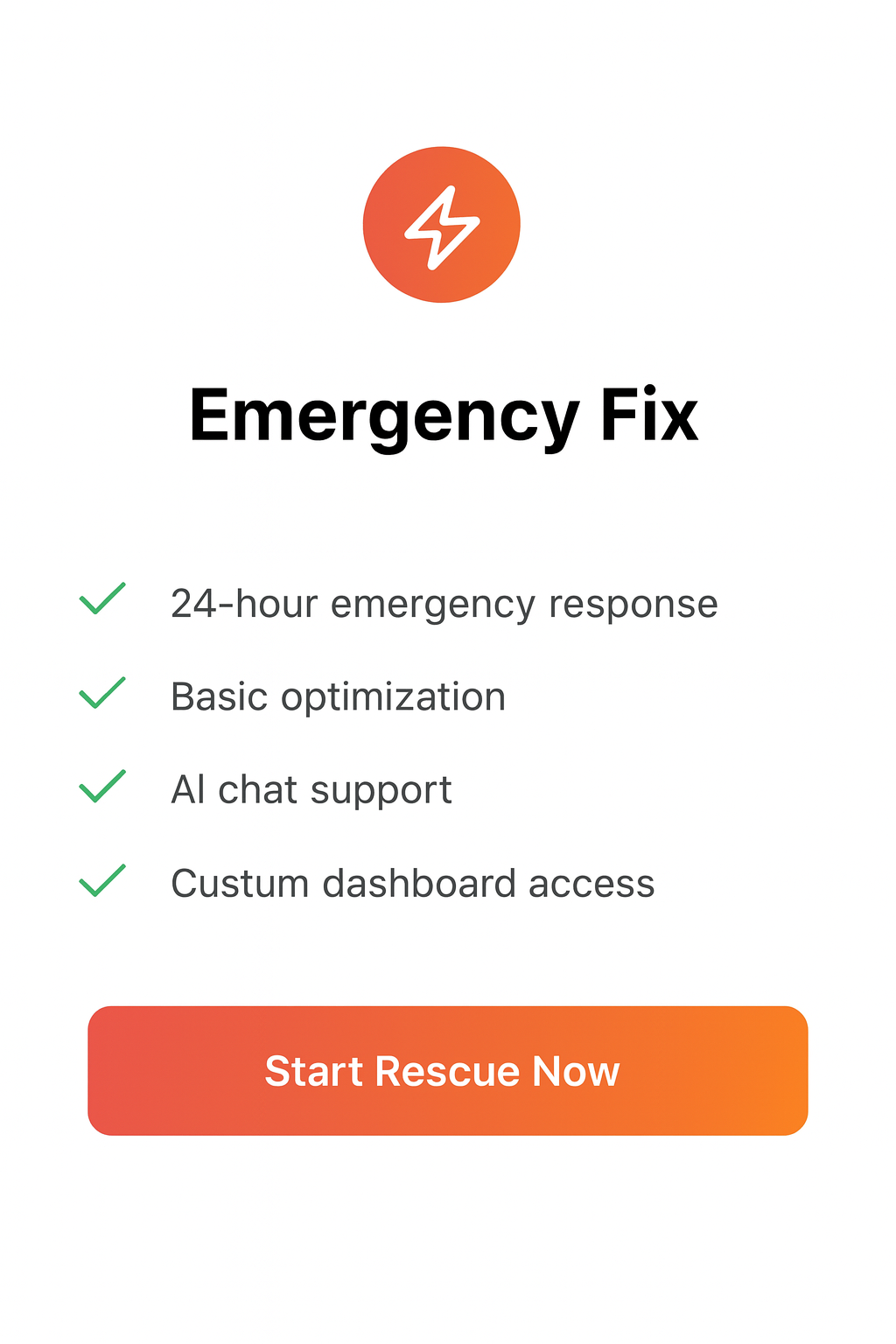 Emergency Fix